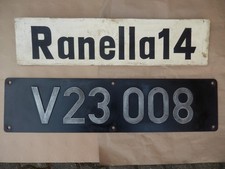 2 Original Lokschilder der DR