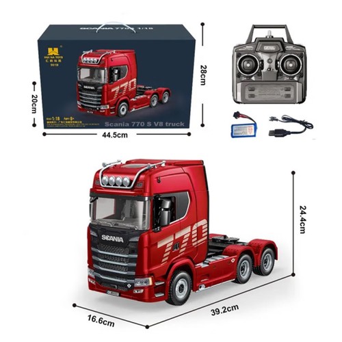 Huina 770s traktor lkw - 1:18,