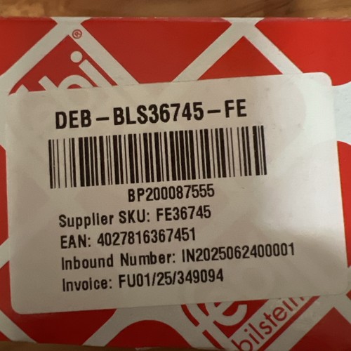 Febi 36745 bremslichtschalter - febi,