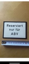 Plastikschild DDR Kein Emailschild