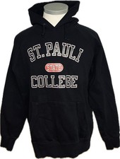 St. Pauli College Hoodie Sweater Pullover Herren Gr. L Schwarz