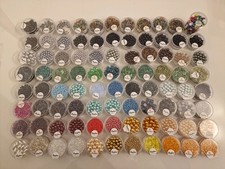 88 Perlendosen Rocailles Glasperlen Wachsperlen Stiftperlen Schmuck Basteln