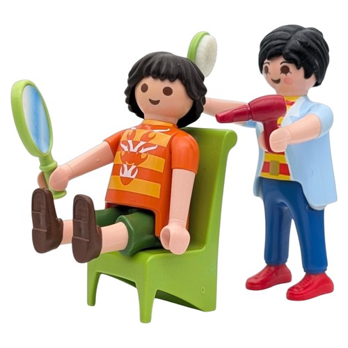 Playmobil figuren blau - 2x,