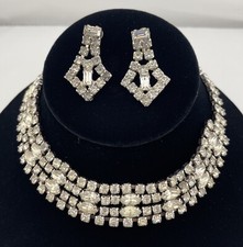 Vintage Signed Weiss 4 Row