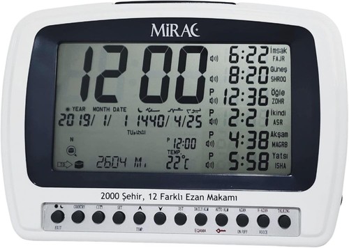 Mirac azan tischuhr 2000 - mirac,