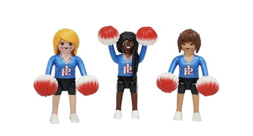Playmobil 1013 cheerleader - playmobil, 3x