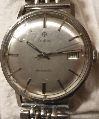 Vintage zodiac automatikuhr - vintage,