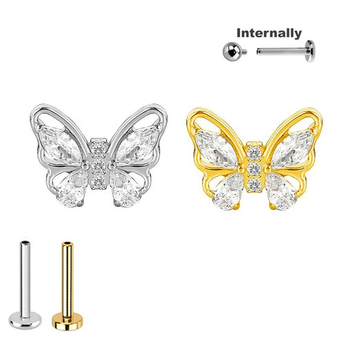 2mm titan labret großer - 1,2mm,