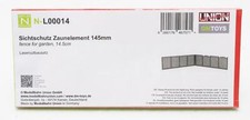 (mb-481) Spur N: L00014 Lasercutbausatz, Sichtschutzzaun 145 mm - NEU!