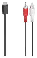 Hama USB-C-Audio-Kabel, USB-C-Stecker - Cinch-Stecker, Stereo, 1,50m, 00200730