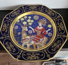 Hutschenreuther Porzellan  Teller Weihnachtsteller Ole Winther 1978 Wandteller