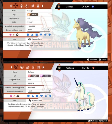 Gallopa shiny galar normal - gallopa, &
