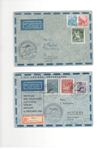 1957 deutsche lufthansa ddr - 1957,