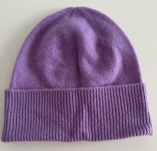 Marie Lund Mütze Kaschmir Cashmere lila