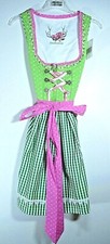 50 cm Dirndl in apfel/pink von