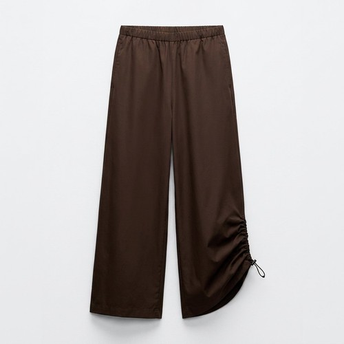 Zara hose 04391 406 braun - hose, braun,