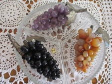 3 Weinreben Edelstein Deko