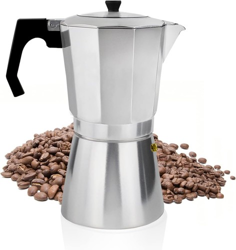 Klassischer espressokocher aus - espressokocher,
