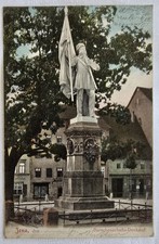 AK Gruss aus Jena, Burschenschafts-Denkmal gelaufen 1902