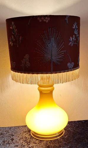 Tischlampe 70er glasfuß - 70er,