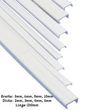 Abs kunststoffrohr profil - abs, u-profil