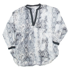 ZARA Damen Bedruckte Bluse