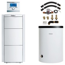 Vaillant Gas Brennwertkessel VKK226/4 Speicher 150l Reglung Zubehör Paket 2.05/7