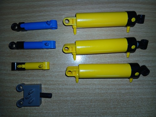 Lego technik 4 - technik, gelbe