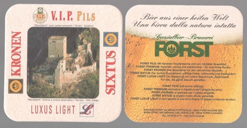 Bierdeckel forst meran - forst,