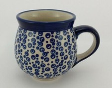 B-Ware Bunzlauer Keramik Tasse BÖHMISCH - Becher - runde Form 0,25Ltr K090-MAGD