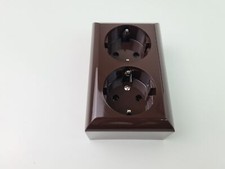 Rev Planoluxe Aufputz Steckdose Schalter Programm AP 1/2/3 Fach PlanoLuxe Braun