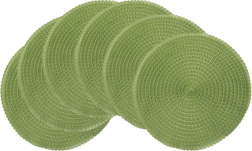 Runde geflochtene platzsets - runde,