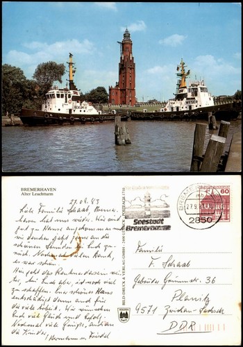 Bremerhaven alter leuchtturm - bremerhaven,