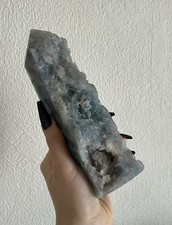 Fluorit Turm 940g 19cm Kristall Mineral Edelstein Heilstein