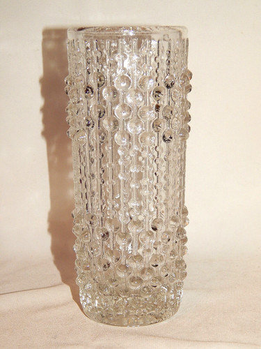 Vase candle wax - f., sklo