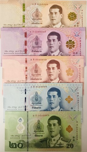 Thailand set unc - unc, 20