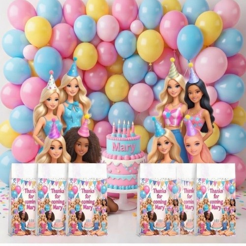 5er set personalisierte barbie - personalisierte,