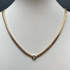 Solitär brillantcollier 10 - brillantcollier, 0,10