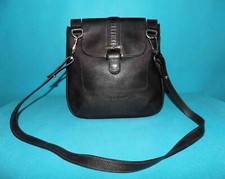 Longchamp Foulonné Schulter- Oder Umhängetasche Aus Schwarzem Leder