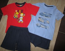 »2er Set/ Pack Lidl+Bob Baumeister Shorty/Pyjama/Schlafanzug Jungen« Gr. 110/116
