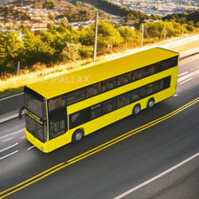 SIKU 1884 MAN DOPPELSTOCK LINIENBUS STADTBUS GELB