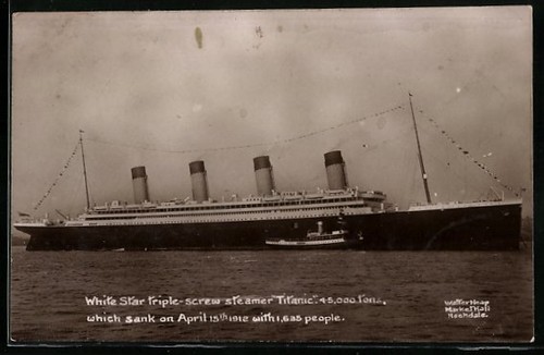 Passagierschiff titanic der - titanic,