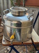 Edelstahl Ölgefäß 10 Liter