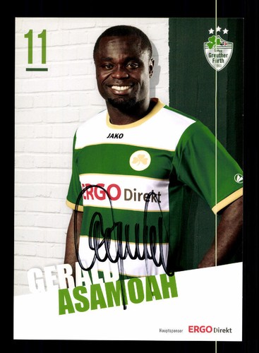 Gerald asamoah autogrammkarte - asamoah,