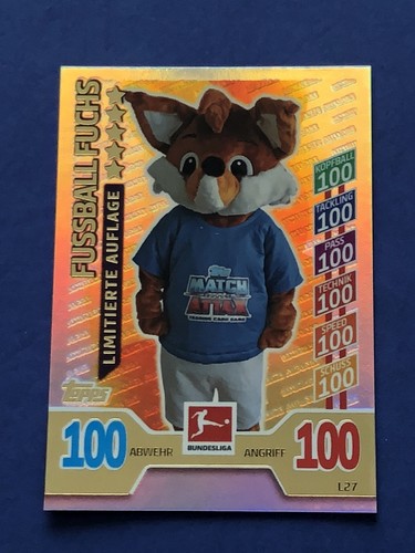 Match attax 2017 limitierte - 2017/18,