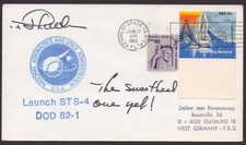 USA 1982 Startbeleg STS-4 DOD 82-1