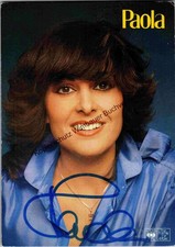 Original Autogramm Paola Felix
