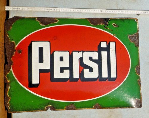 Persil emailleschild reklame - persil,