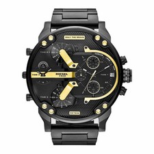 Diesel Mr. Daddy 2.0 DZ7312 57mm Chronograph Uhr Herren, Neu Casual Quarzuhr