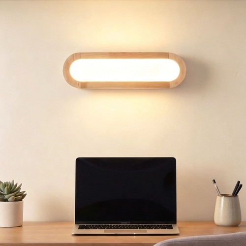 Led wandleuchte wandlampe - wandleuchte, holz